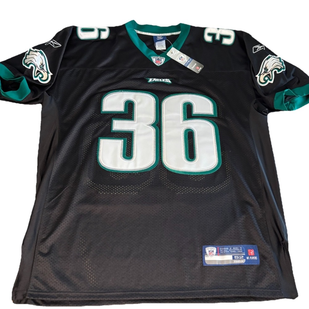 NWT Reebok Philadelphia Eagles NFL On Field Brian Westbrook #36 Jersey Sewn